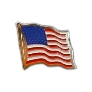 American Flag Tack Lapel or Hat Pin USA Independence Day US 4th of July